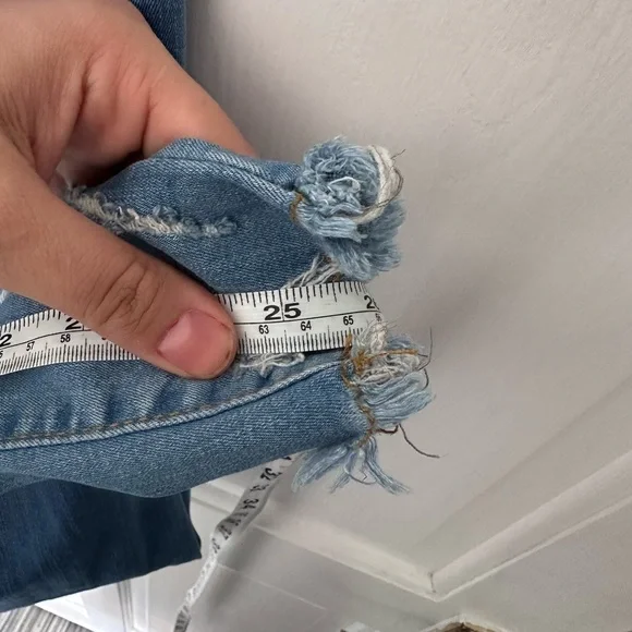 BOOHOO Petite Size 8 Blue Ripped Skinny Jeans - Picture 10 of 12